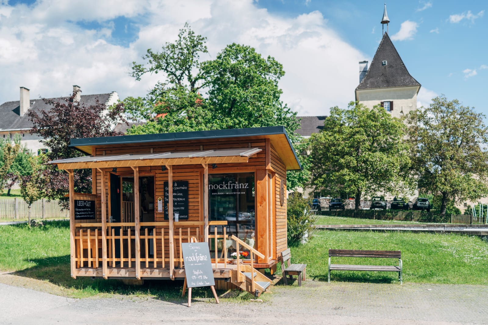 Hofladen nockfranz der Familie Glabischnig von der Alexanderhütte im Slow Food Village Millstatt am See